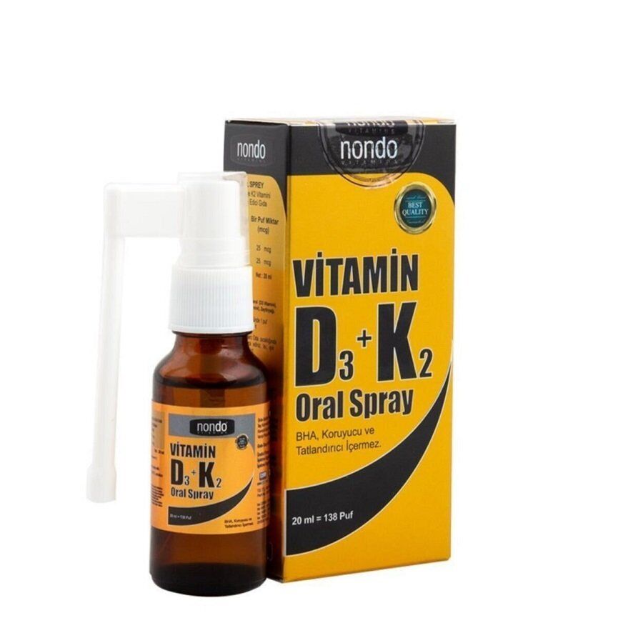 Nondo Vitamin D3K2 Oral Sprey 20ml