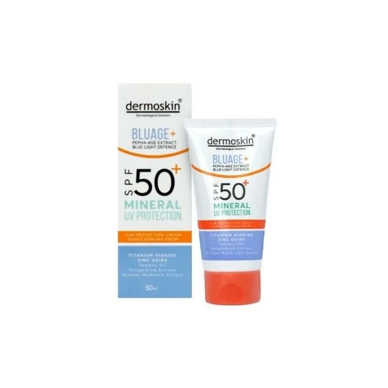 Dermoskin BluAge Mineral UV Protection Güneş Kremi Spf50+ 30 ml