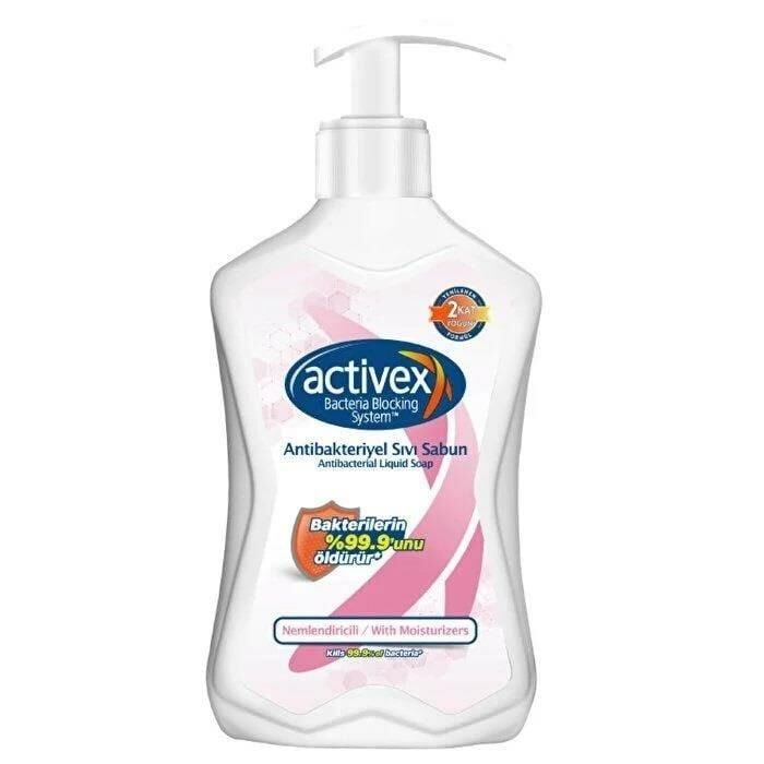 Activex Antibakteriyel Sıvı Sabun Nemlendiricili 500 ml