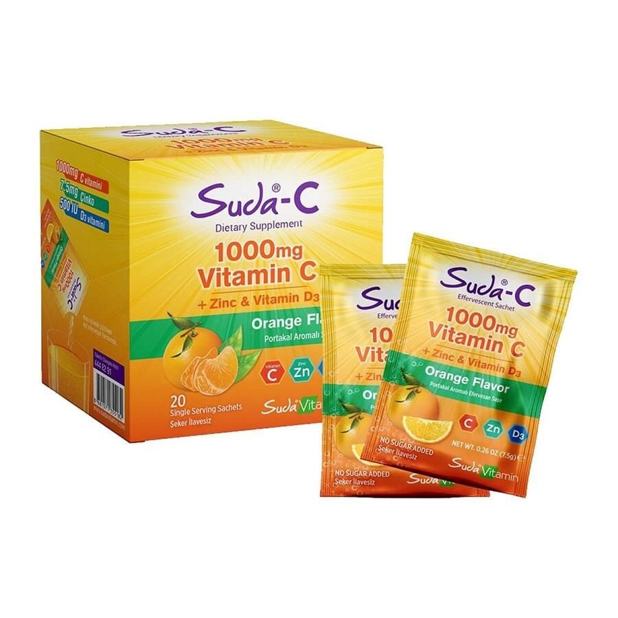 Suda-C Vitamin C Orange 20 Saşe