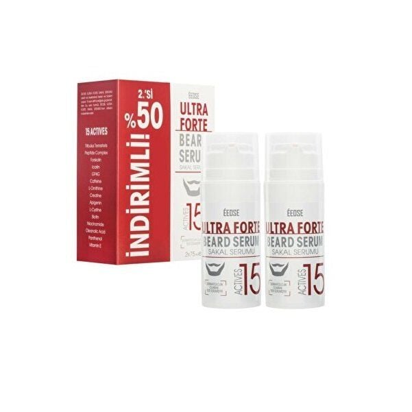 Eeose Ultra Forte Beard Serum - Sakal / Bıyık Serumu İkili 2x75 ml