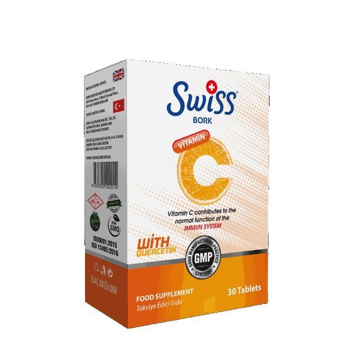 Swiss Bork Vitamin C With Quercetin 30 Tablet