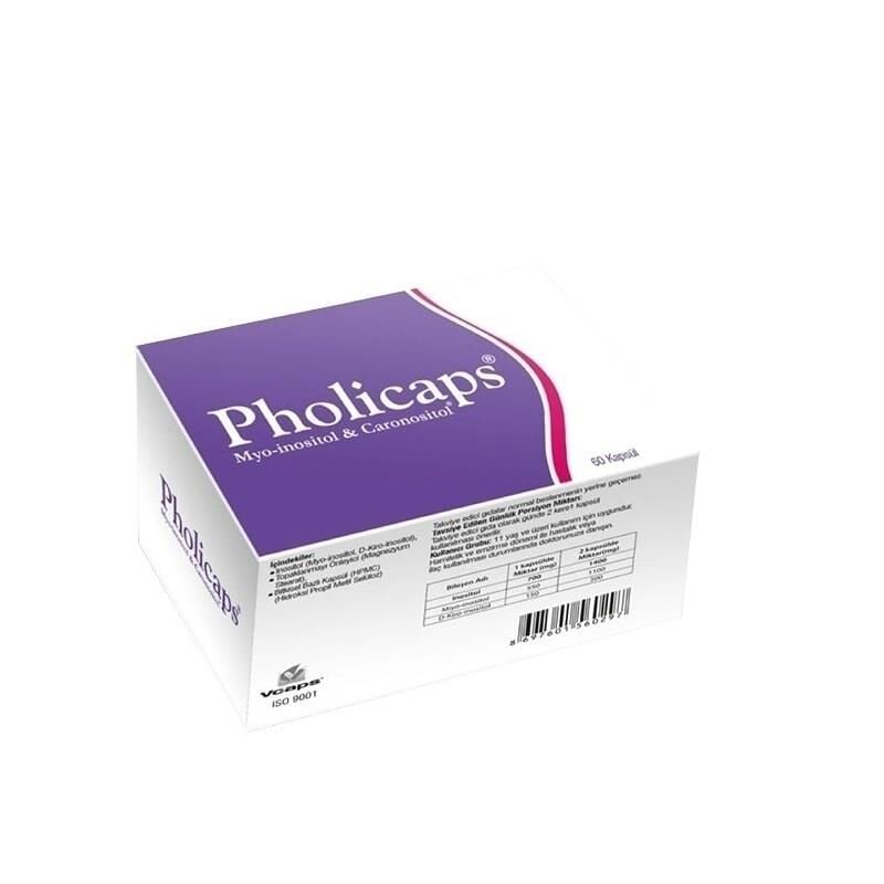 Pholicaps Myo-İnositol + D-Kiro-İnositol 60 Kapsül