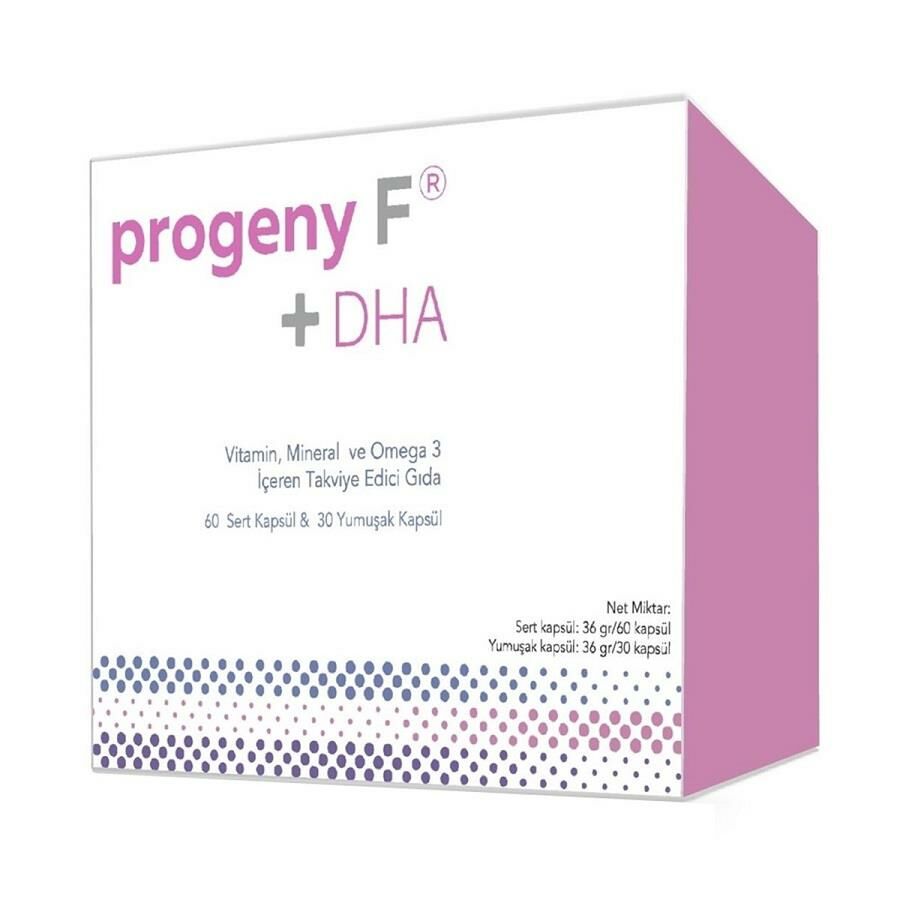 Progeny F + DHA 90 Kapsül