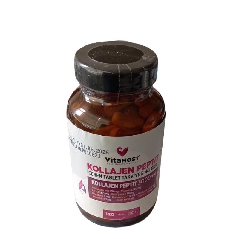 Vitamost Kollajen Peptit 3000mg 120 Tablet