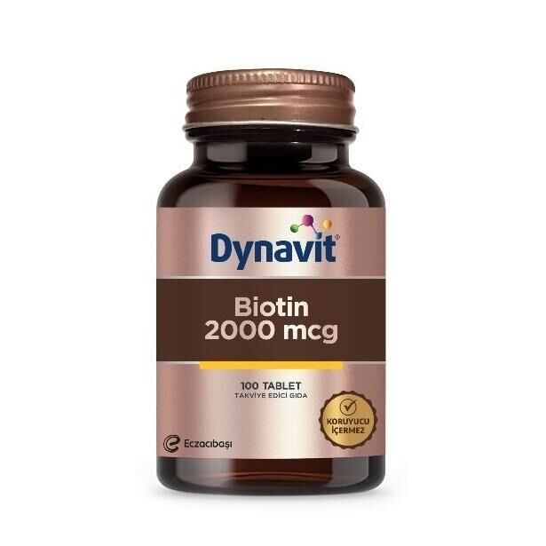 Dynavit Biotin 2000mcg 100 Tablet
