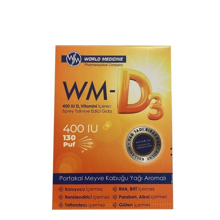 WM D3 Vitamin D3 400IU 130 PUFF Sprey