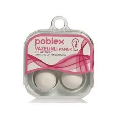 Poblex Vazelinli Pamuk Kulak Tıkacı 4 lü