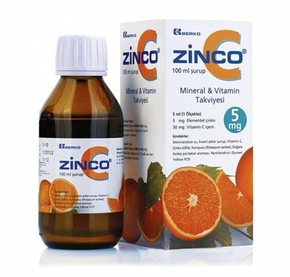 Zinco-C Şurup 5 mg 100ml