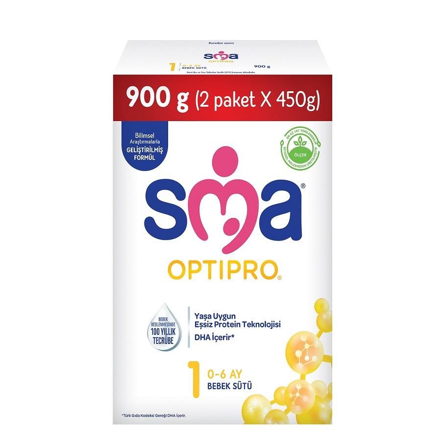 SMA OptiPro Bebek Sütü (1) 0-6 Ay 900gr