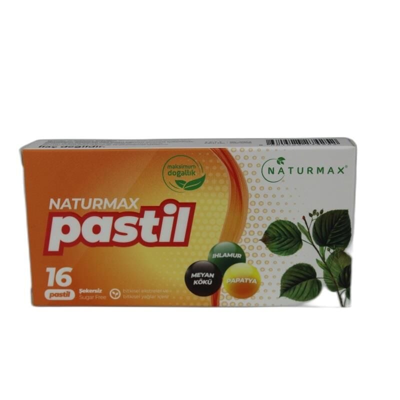 Naturmax Pastil Sarı 16 Adet Şekersiz