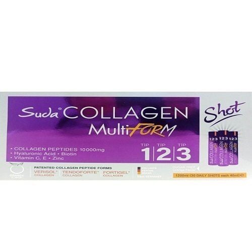 Suda Collagen Multiform Portakal Aromalı 40 ml lik 30 Saşe