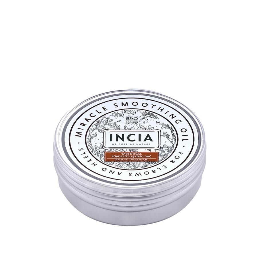 Incıa Dirsek ve Topuklar için Doğal Pürüzsüzleştirici Yağ 50 ml