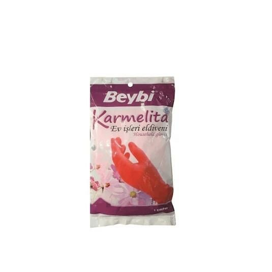 Beybi Karmelita Bulaşık Eldiveni No:8