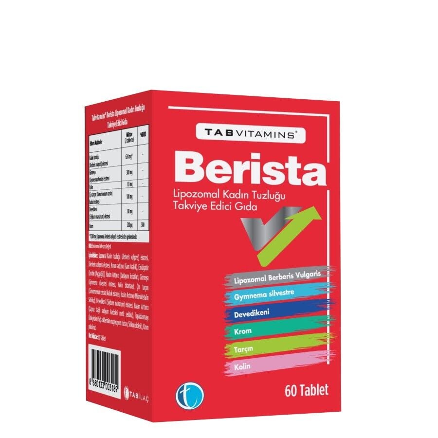 Tabvitamins BERISTA 60 Tablet