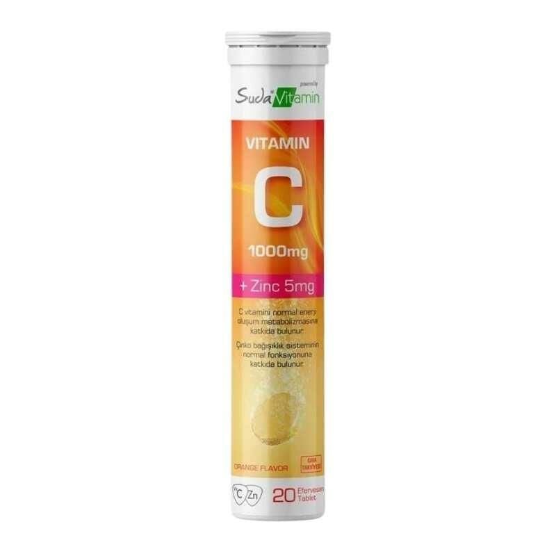 Suda Vitamin C Orange 20 Efervesan Tablet