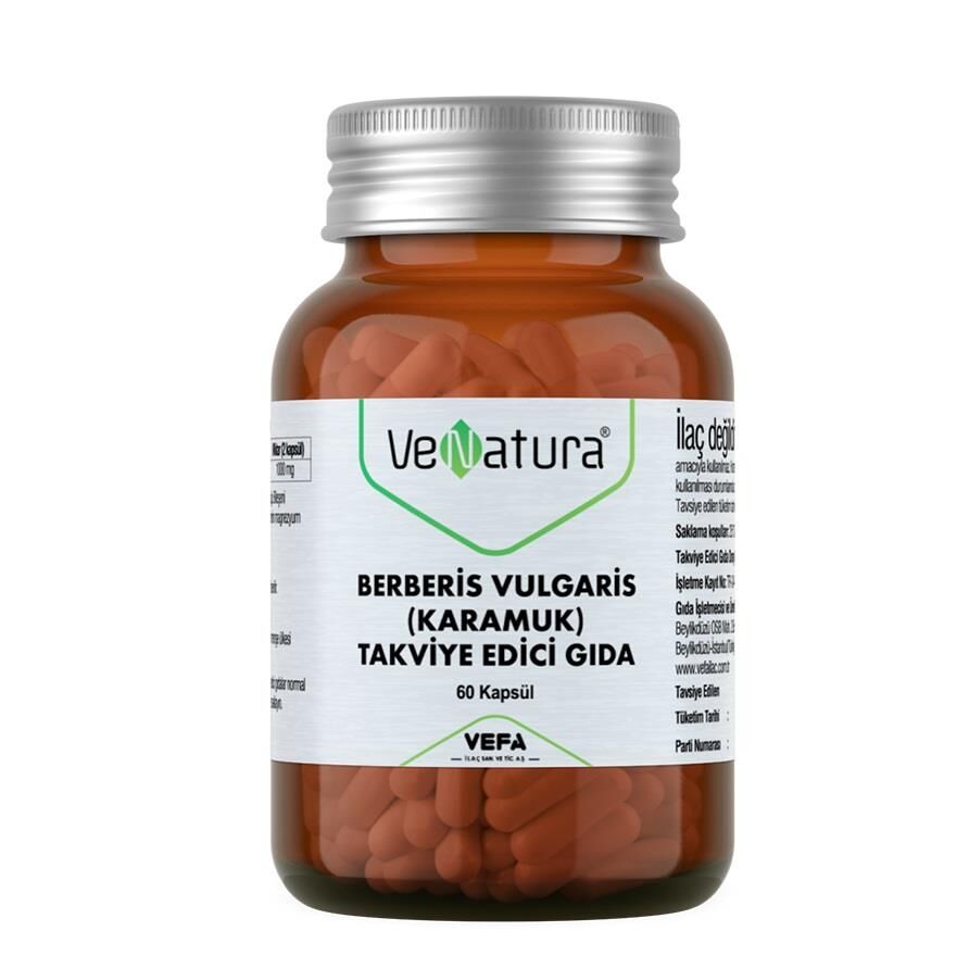 Venatura Berberis Vulgaris (Karamuk) 60 Kapsül