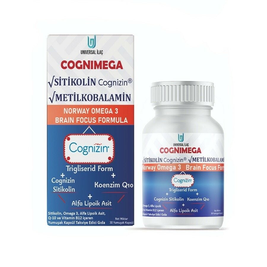 Cognimega Soft Jel 30 Kapsül