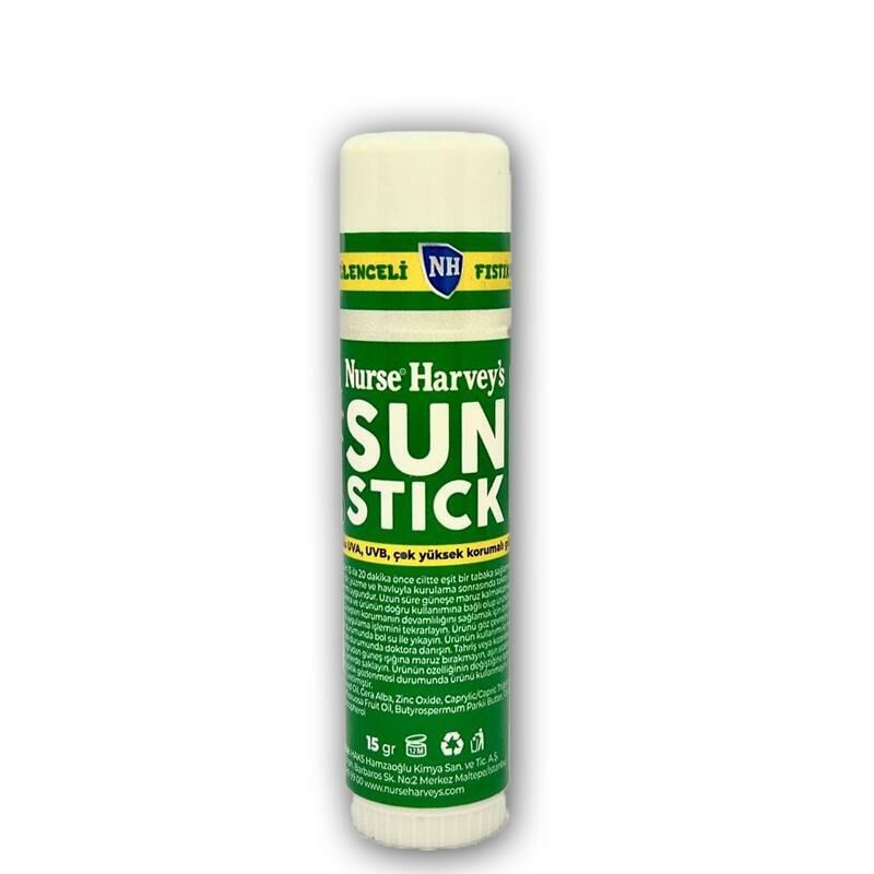 Nurse Harveys SUNSTICK Güneş Kremi 15 GR YEŞİL