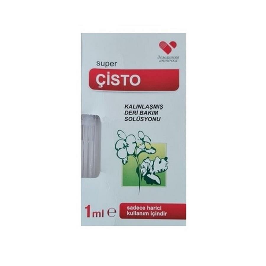 Çisto Kalınlaşmış Deri Bakım Solüsyonu 1 ml