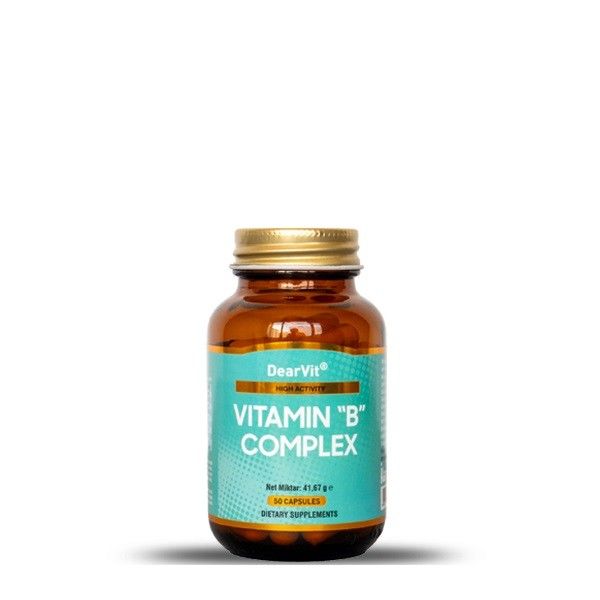 Dearvit Vitamin-B Complex 50 Kapsül