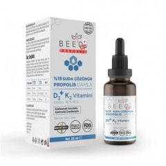Bee'O UP %15 Propolis + D3K2 Damla 20 ml