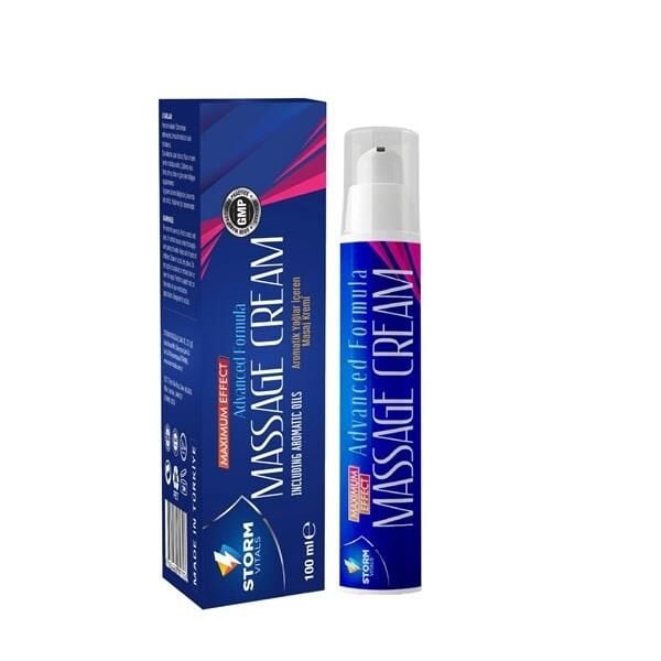 Storm Vitals Aromatik Yağlar İçeren Massage Krem 100ml