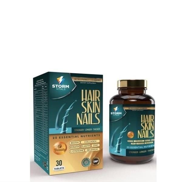 Storm Vitals Hair Skin Nails 30 Kapsül