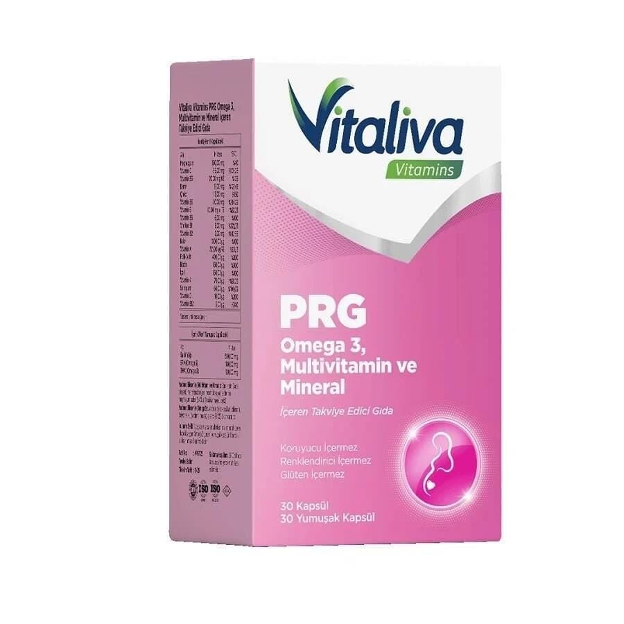 Vitaliva Prg 30 Kapsül + 30 Softgel