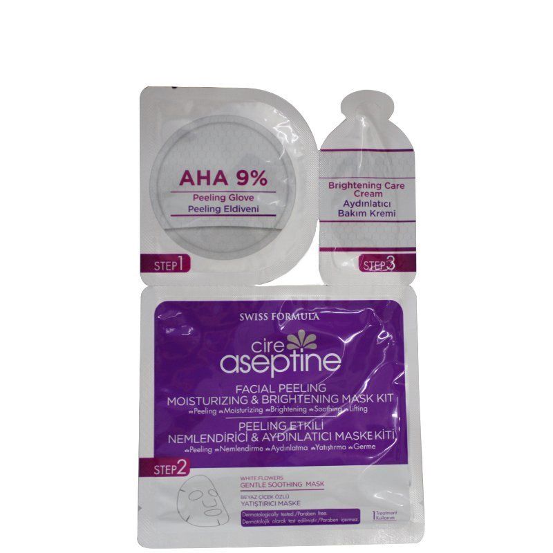 Cire Aseptine Peeling Etkili Nemlendirici & Aydınlatıcı Maske Kiti