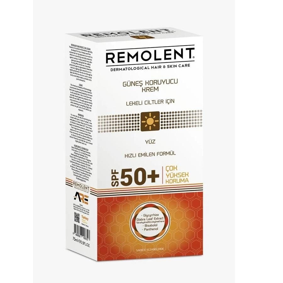 Remolent Güneş Kremi Lekeli Ciltler Spf50+ 75ml
