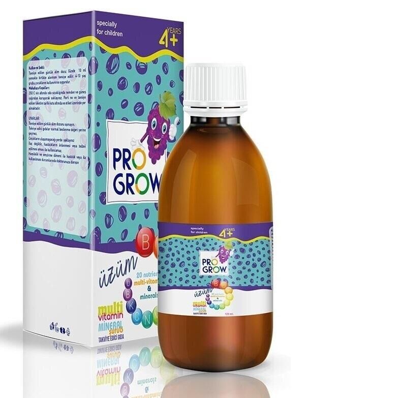 ProGrow Multivitamin Mineral Şurubu 120ml