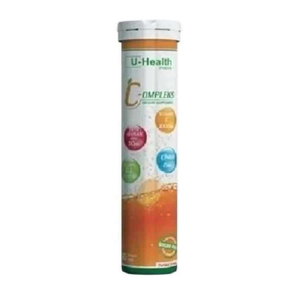 U-Health Vitamin C-Ompleks Efervesan 15 Tablet