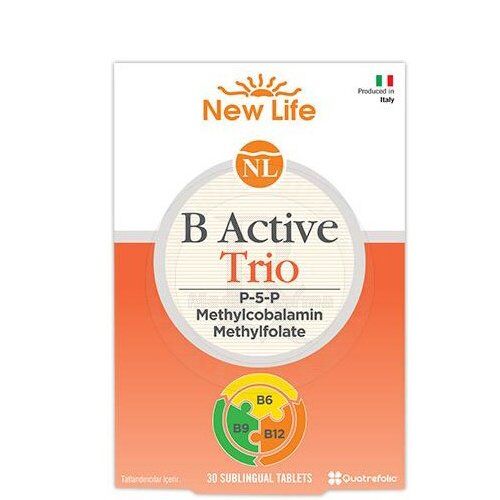 New Life B Active Trio Sublingual 30 Tablet