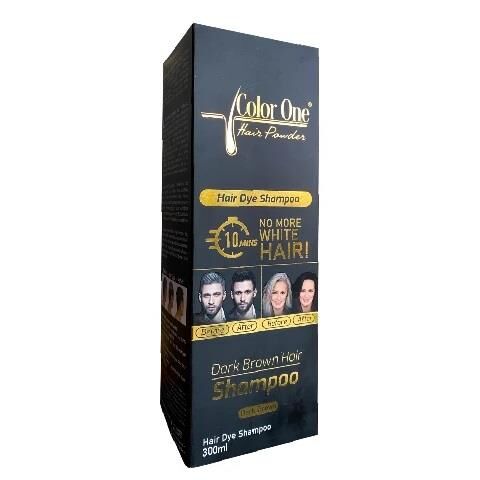 Color One Hair Beyaz Kapatıcı Şampuan Boya Koyu Kahverengi Saçlar 300 ml