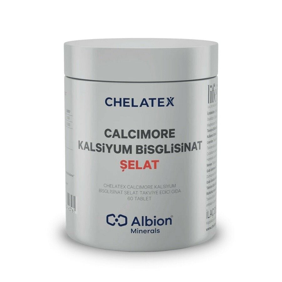 Chelatex Calcimore Kalsiyum Bisglisinat Şelat 60 Kapsül