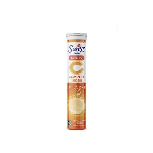 Swiss Bork Pureway C Complex 1000 MG Vitamin C 20 Efervesan Tablet