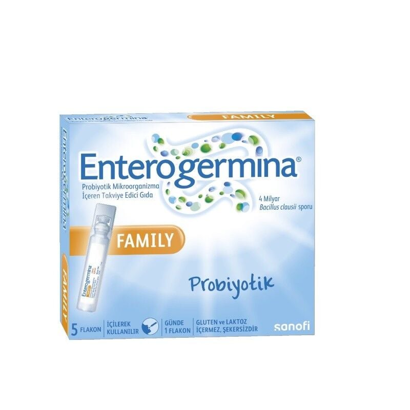 Enterogermina Family Probiyotik 5 Flakon Yetişkin