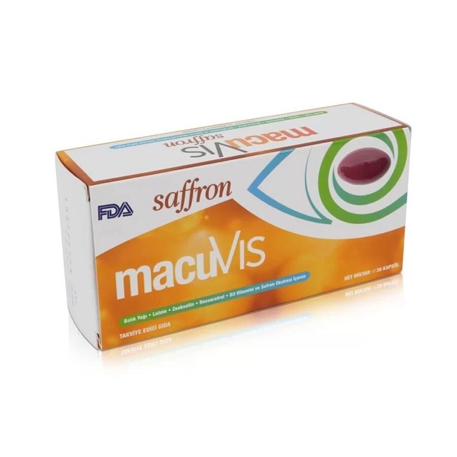 Macuvis Saffron 30 Kapsül