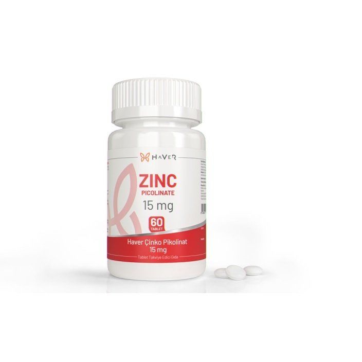 Haver Çinko Pikolinat 15 mg 60 Tablet