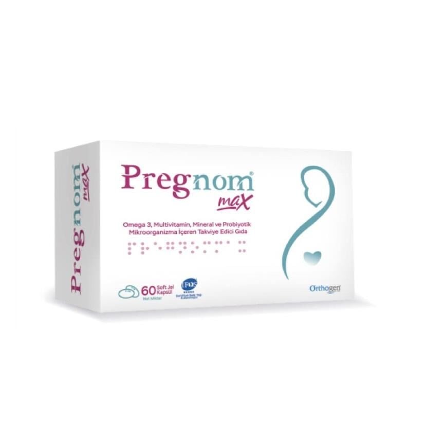 Pregnom MAX 60 Soft Gel Kapsül
