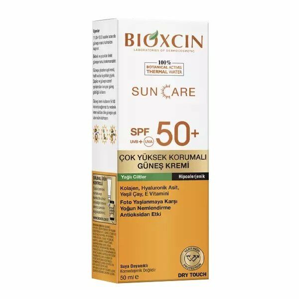 Bioxcin Sun Care Çok Yüksek Korumalı Yağlı Ciltler için Güneş Kremi Spf 50+ 50ml