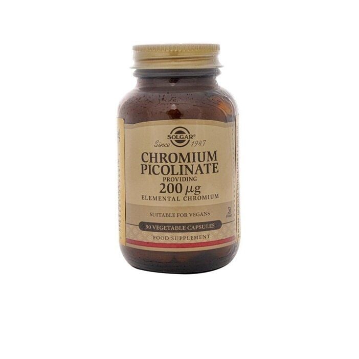 Solgar Chromium Picolinate 200mcg 90 Vegi Kapsül