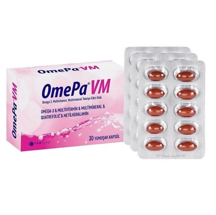 Omepa VM 30 Yumuşak Kapsül