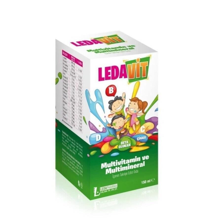 Ledavit Multivitamin ve Mineral İçeren Şurup 150ml
