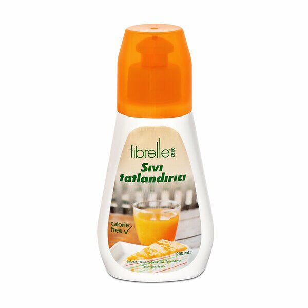 Fibrelle Zero Sıvı Tatlandırıcı 200 ml Sukraloz Bazlı