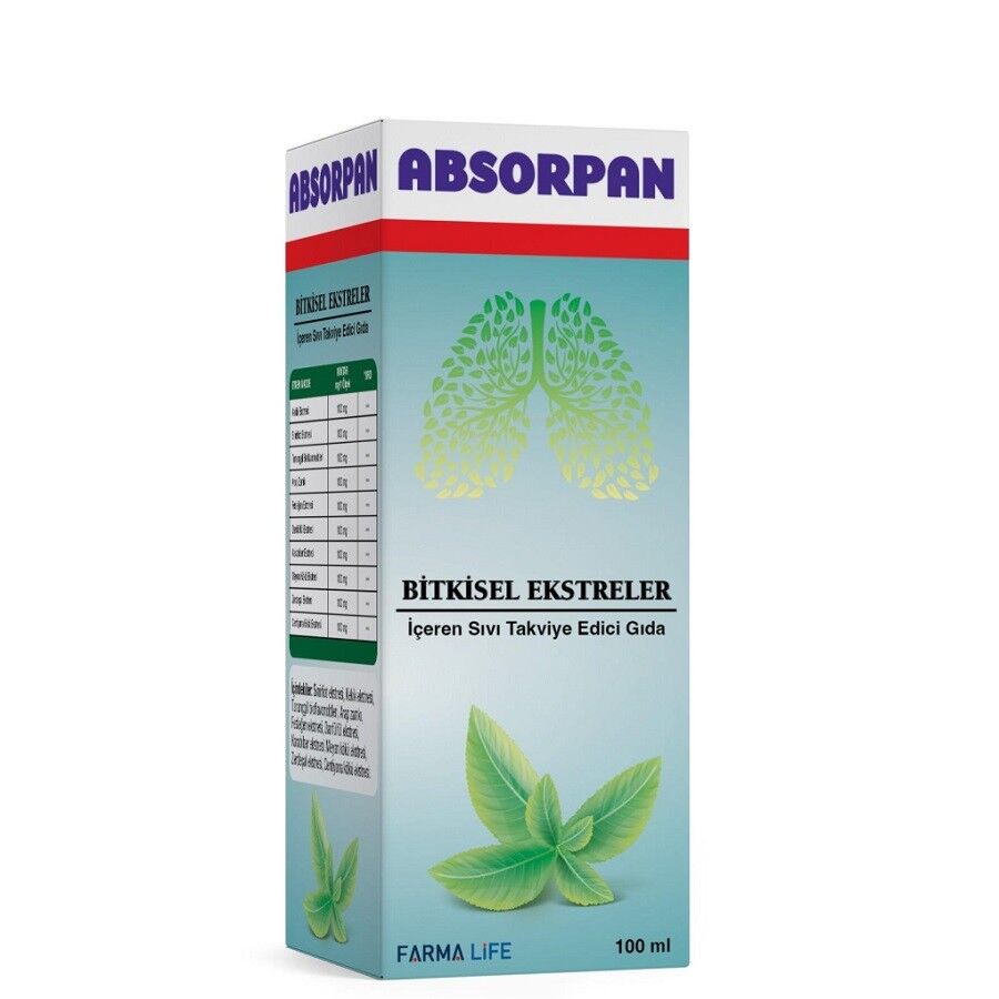 Absorban Bitki Ekstreleri İçeren Sıvı 100ml