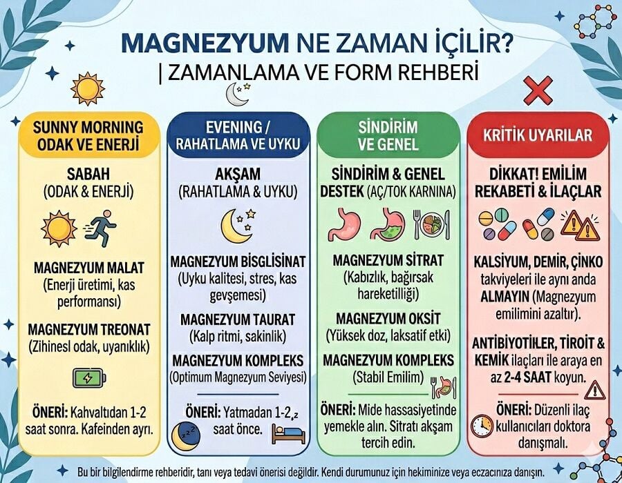 Hangi Magnezyum, Ne Zaman Alınmalı?
