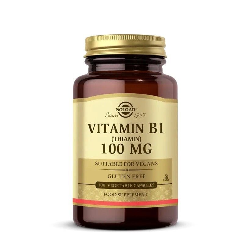Solgar Vitamin B1 - Thiamin 100mg 100 Kapsül