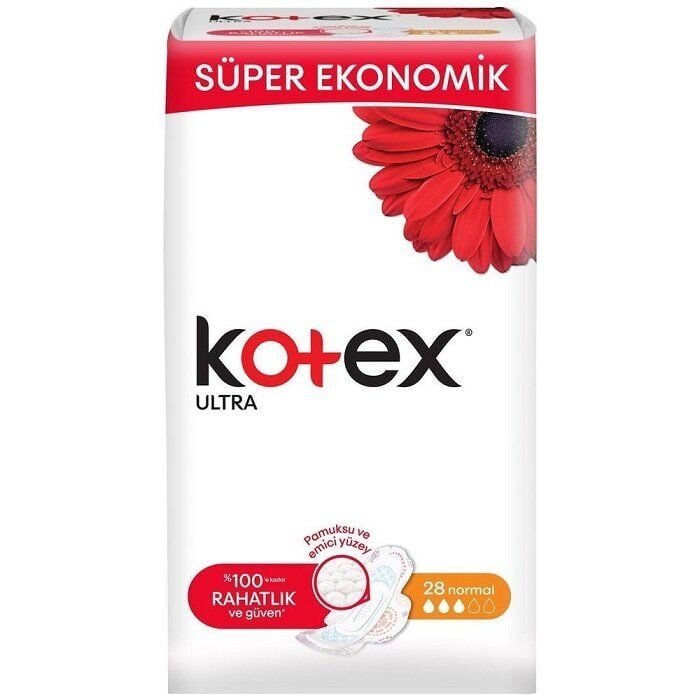 Kotex Ultra Kanatlı Normal Ped Süper Ekonomik 28 Adet